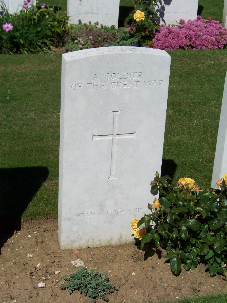 Tombe d'un soldat connu de Dieu seulement