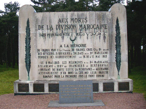 Monument  la division marocaine